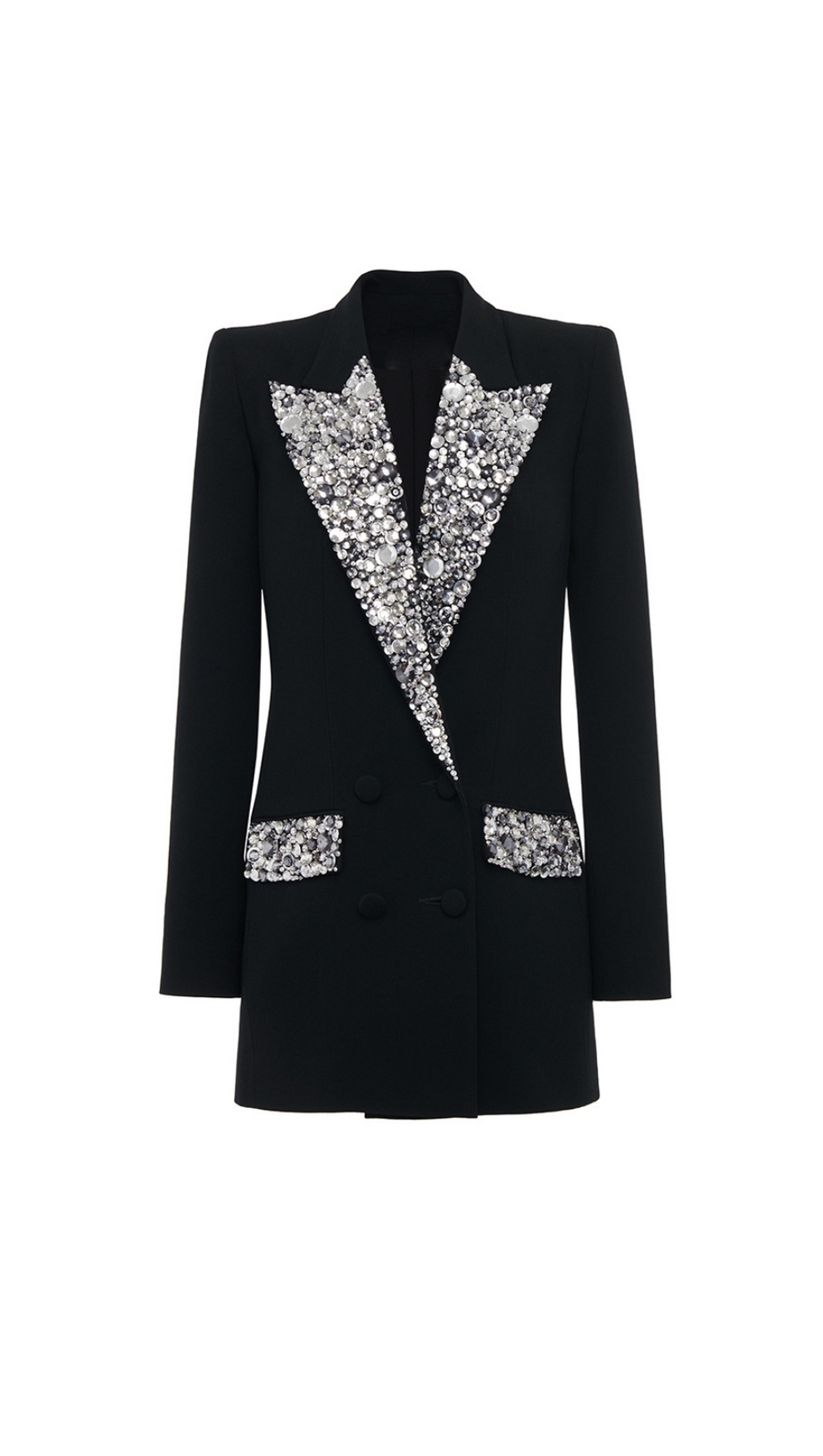 CRYSTAL EMBELLISHED BLAZER