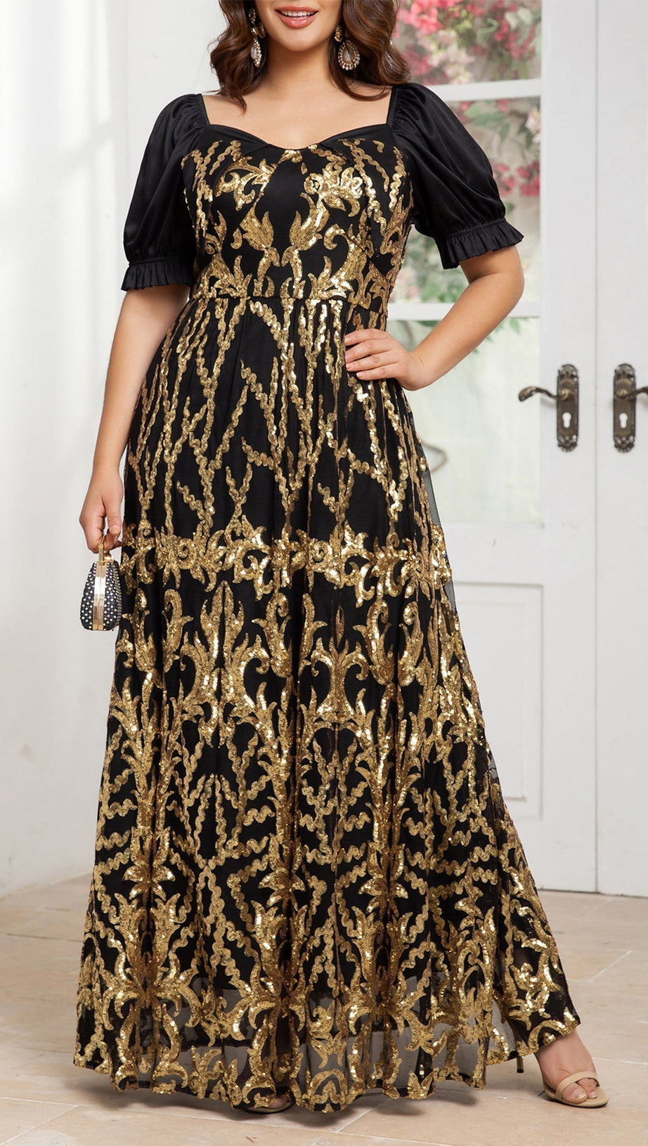 AZALEA SHORT SLEEVE MAXI DRESS