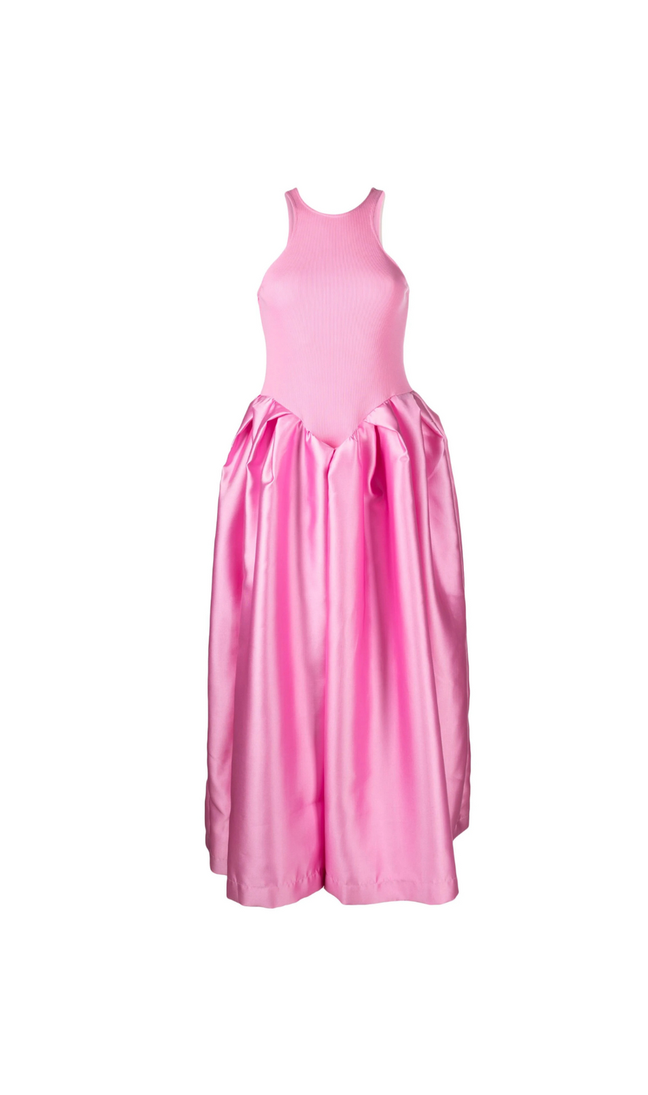 ABITO CON GONNA A SBUFFO ROSA