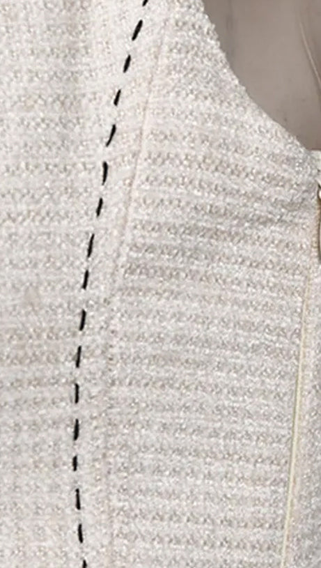 ASTRID SLEEVELESS PLEATED MIDI DRESS IN BEIGE