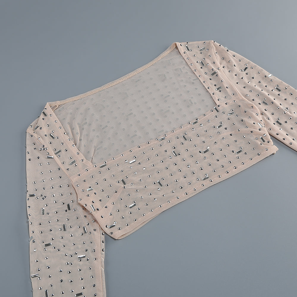Crystal Dream Mesh Zweiteiliges Set von Grrly Grrls