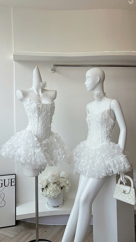 ADARA BUTTERFLY CORSET MINI DRESS