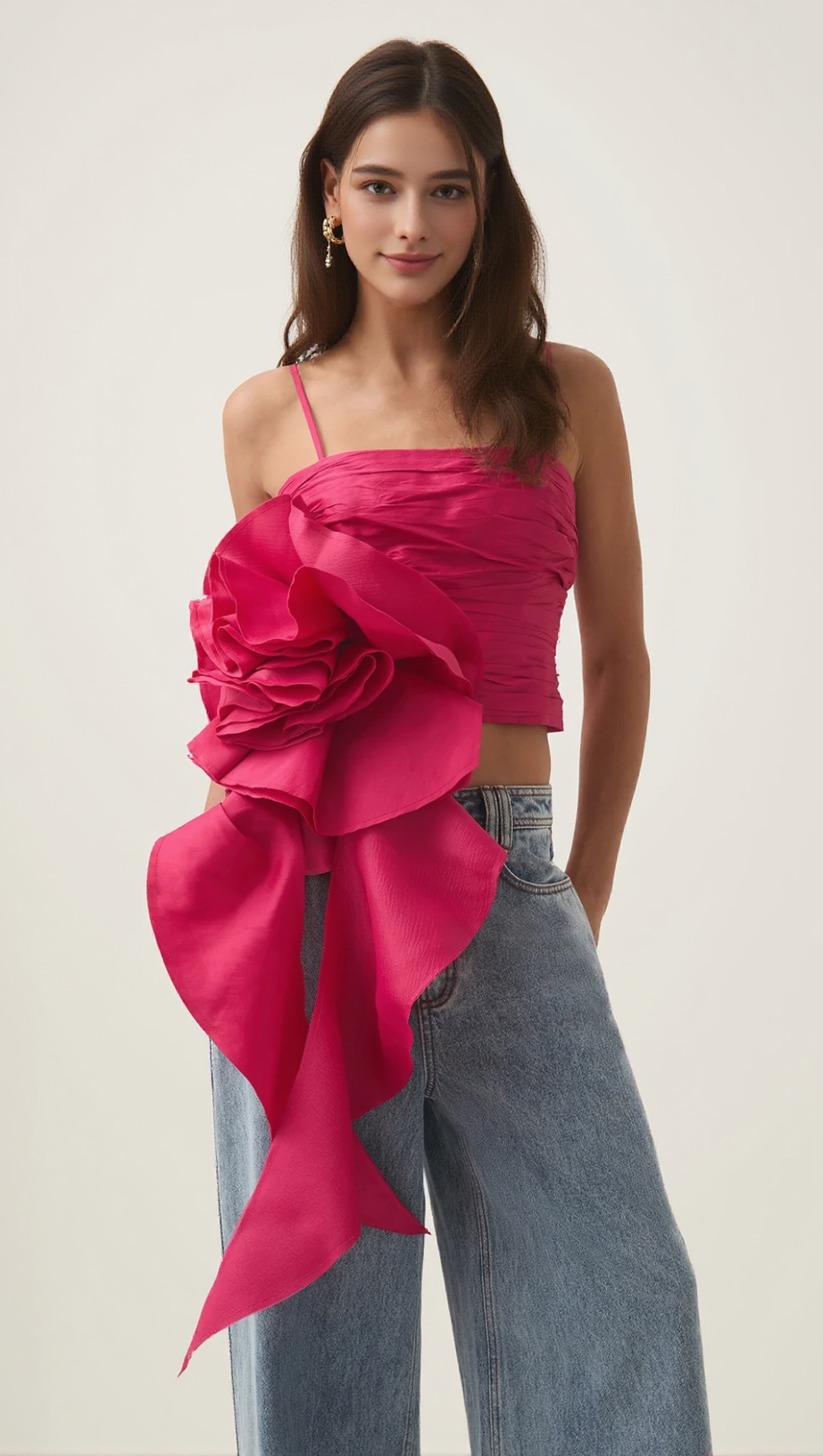 VERA POTION SPIRAL TOP IN RED