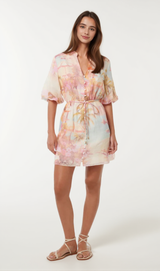 Franny multicolor floral print Mini Dress