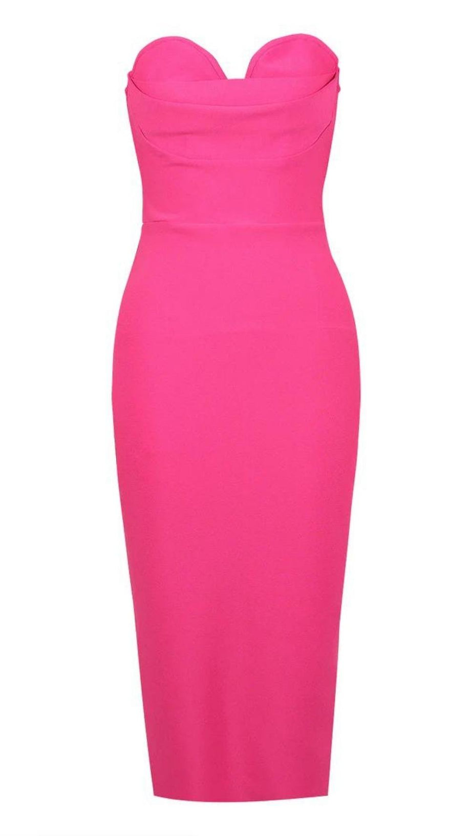 STRAPLESS BANDAGE DRESS