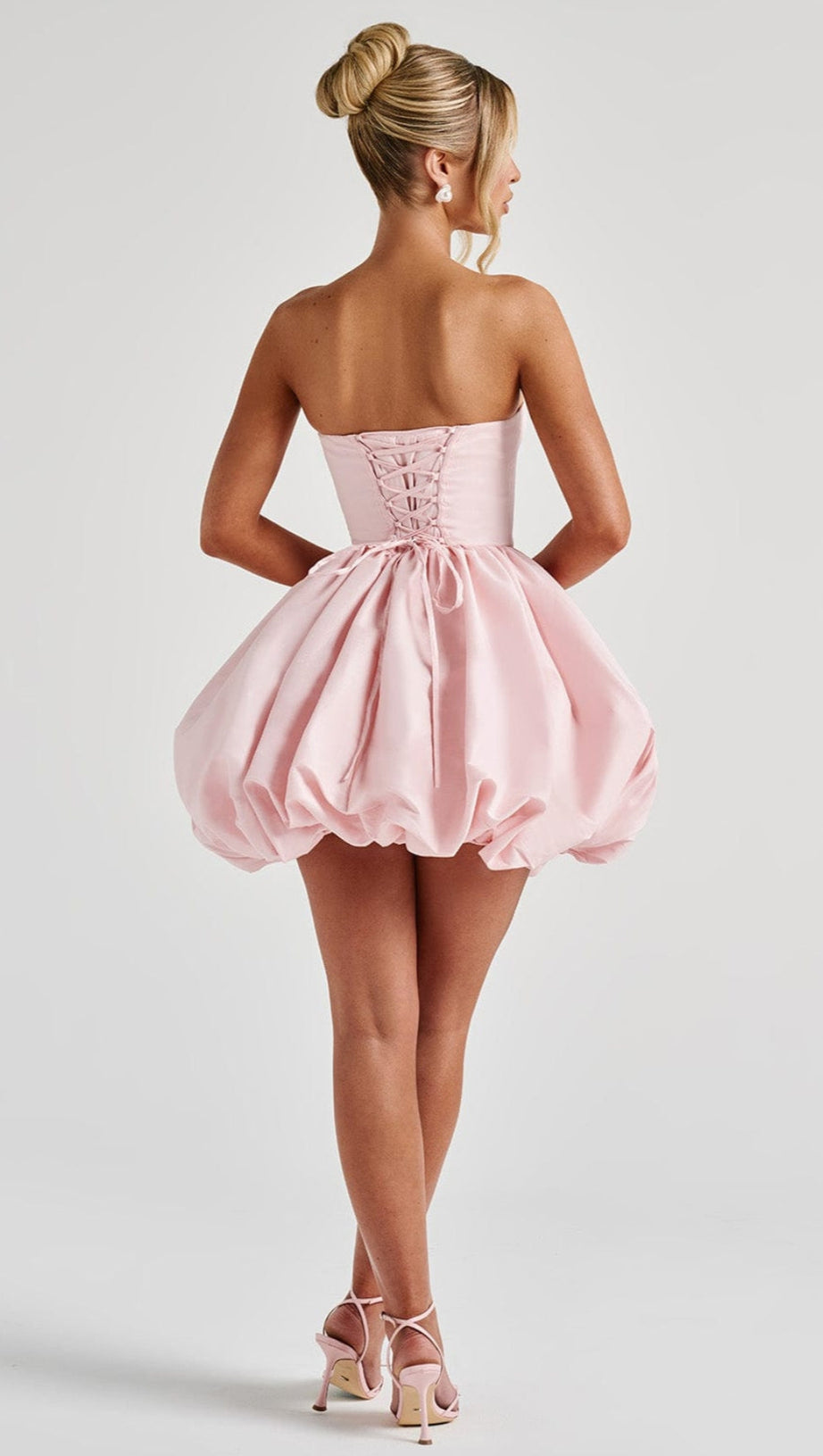 LOTUS MINI DRESS - BLUSH