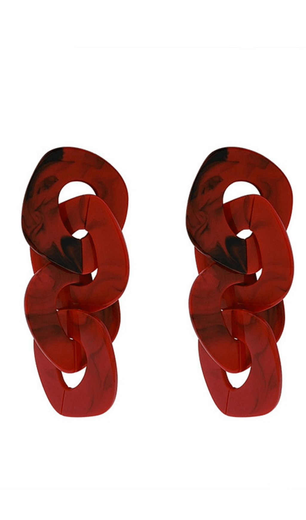 Dekorative Ohrringe aus Acryl 