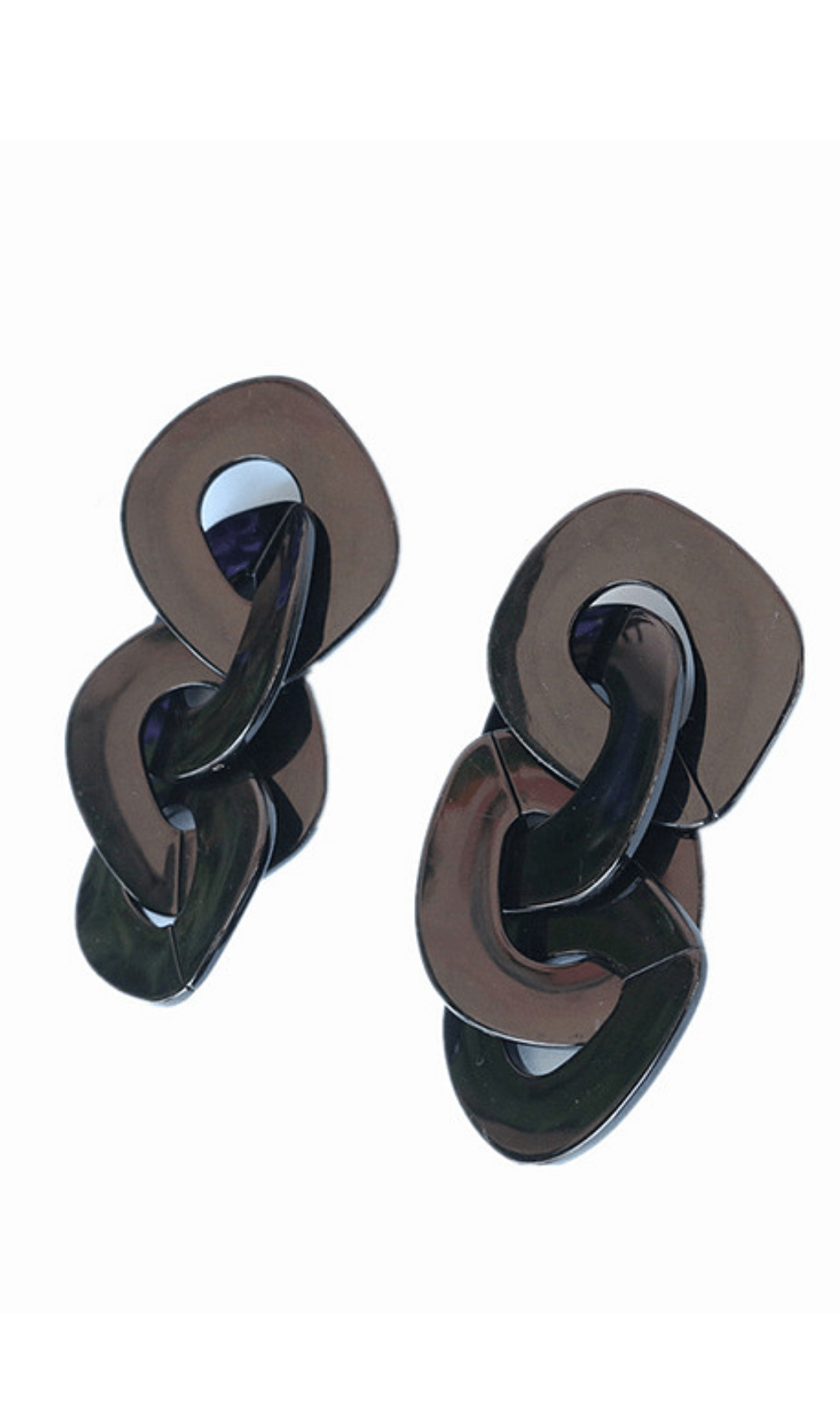 Dekorative Ohrringe aus Acryl 