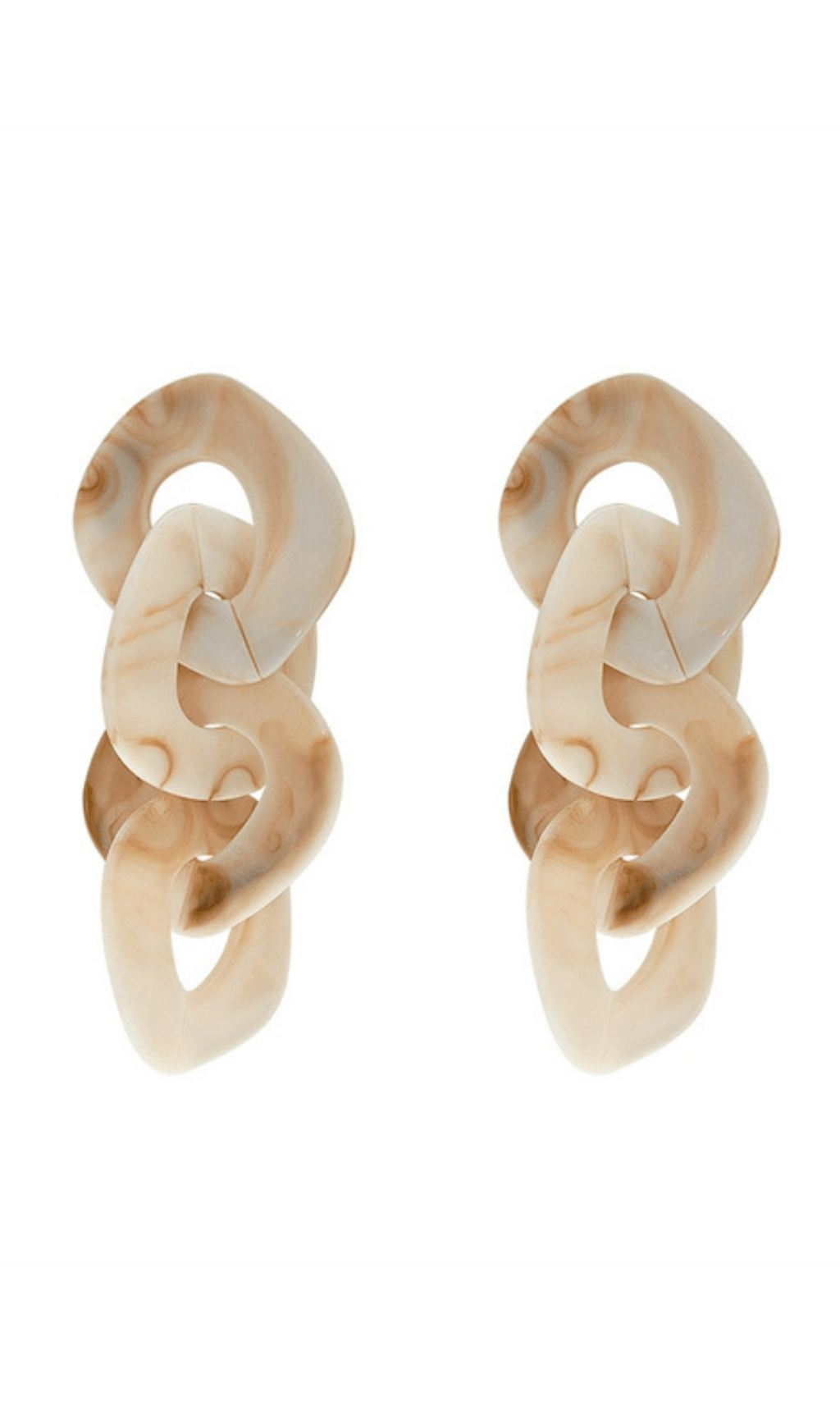 Dekorative Ohrringe aus Acryl 