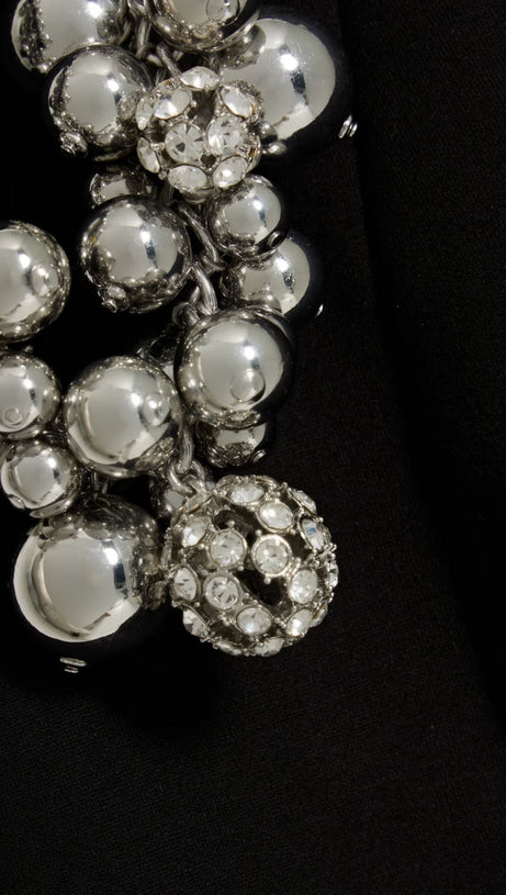 EMBELLISHED CADY MINI DRESS