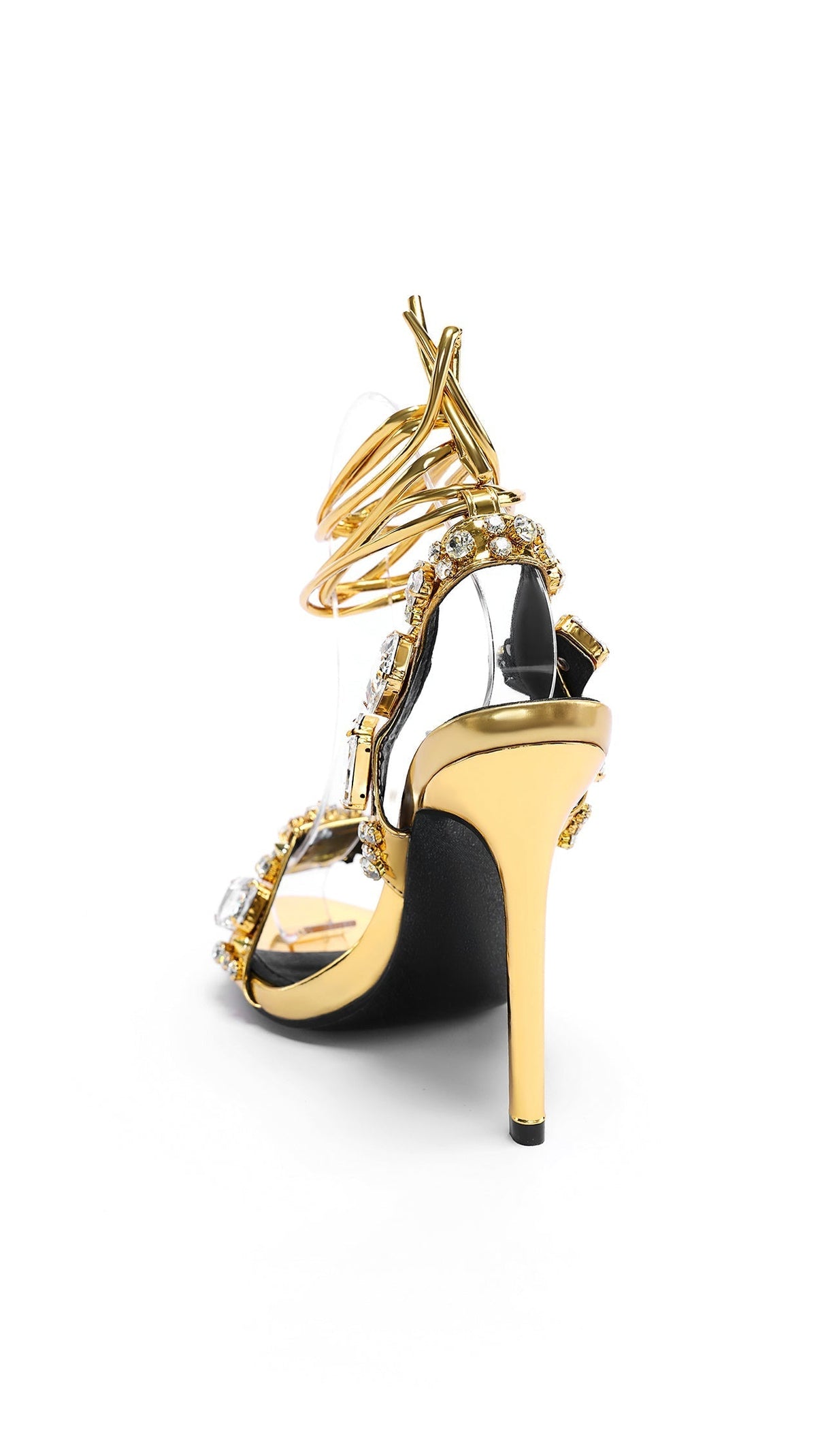 AIIZIE ADALINE POINTED-TOE DIAMANTE HEELS - product image