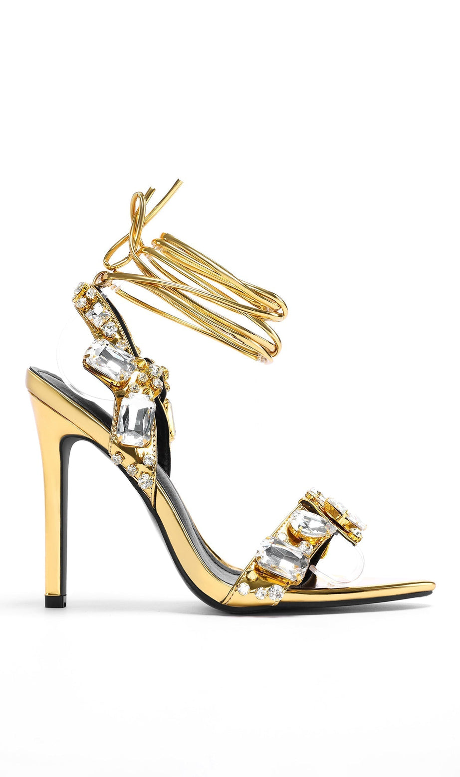 Adaline Pointed-toe Diamante Heels