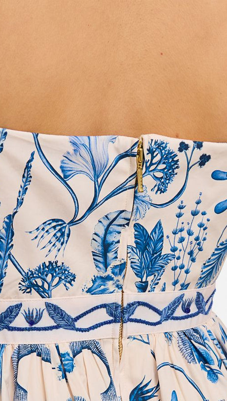 Besticktes Minikleid