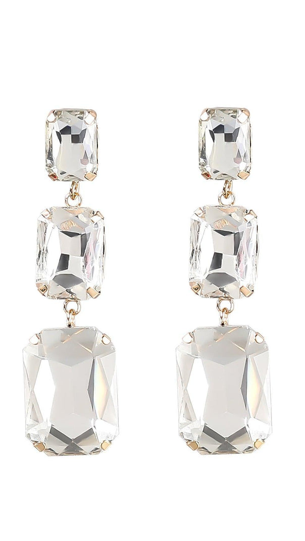 Alcott Crystal Gem Drap Earrings