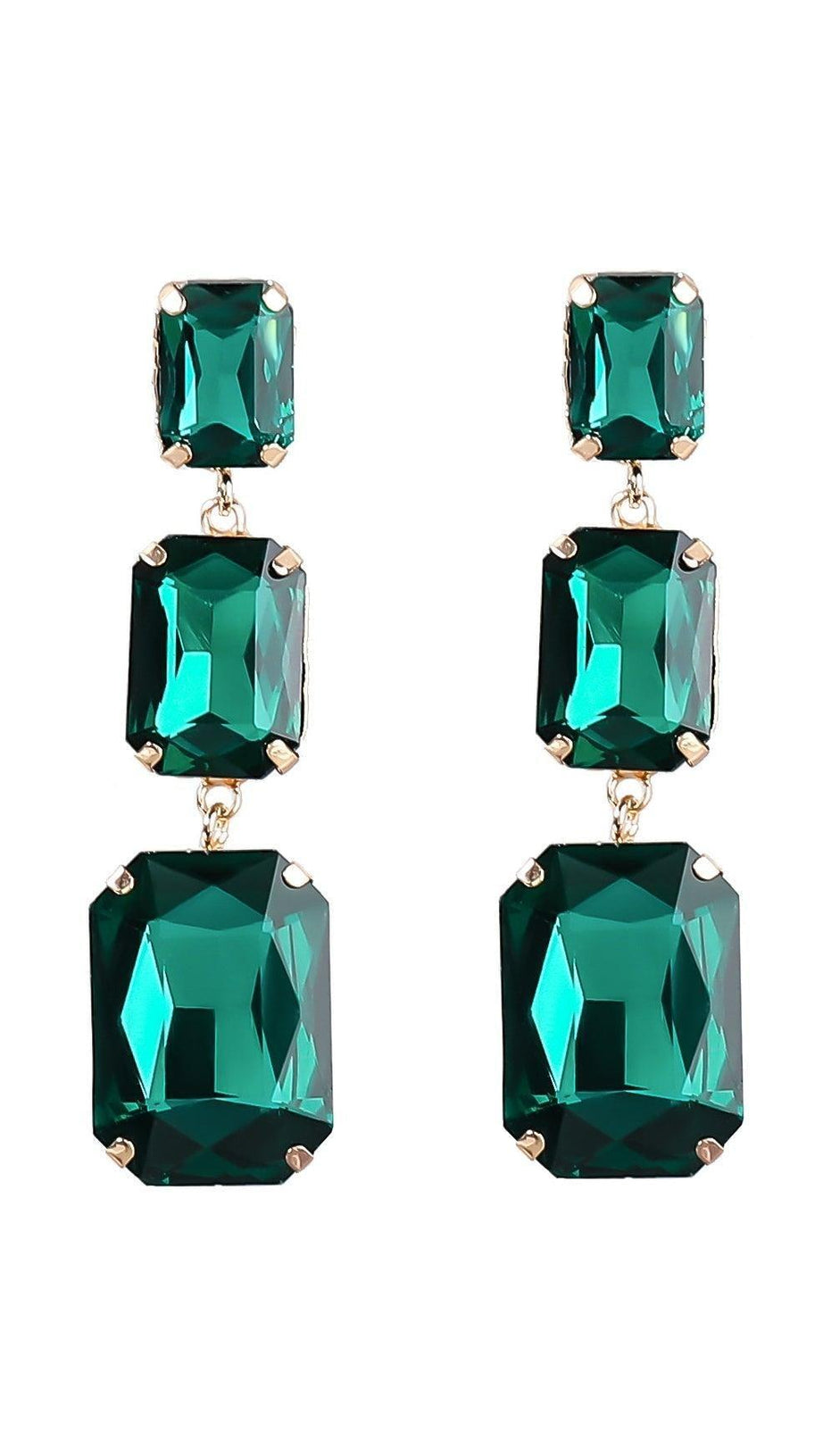 ALCOTT CRYSTAL GEM DRAP EARRINGS
