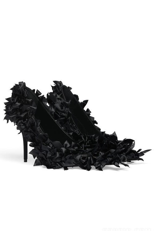 ALEAH BOW-EMBELLISHED PUMPS