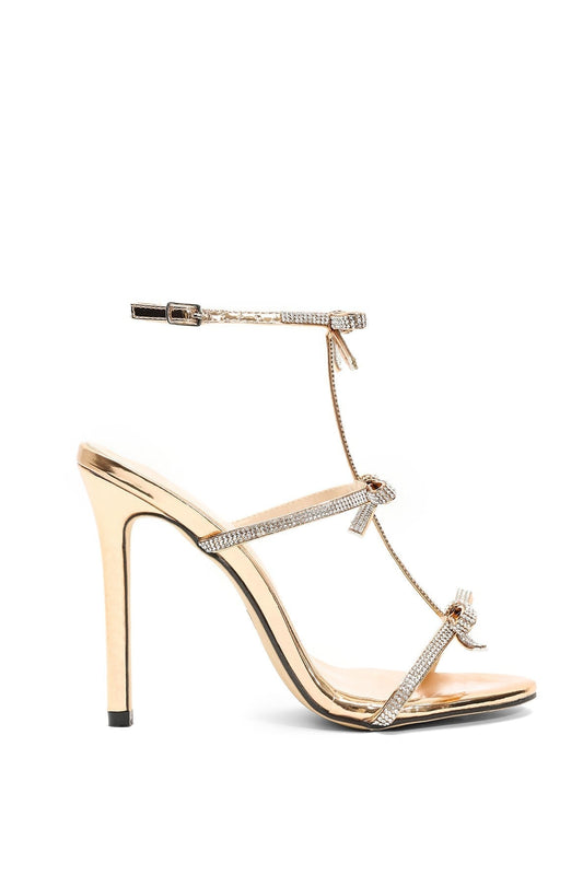 AIIZIE ALIAYA DIAMANTE BUCKLE STILETTO SANDALS - product image