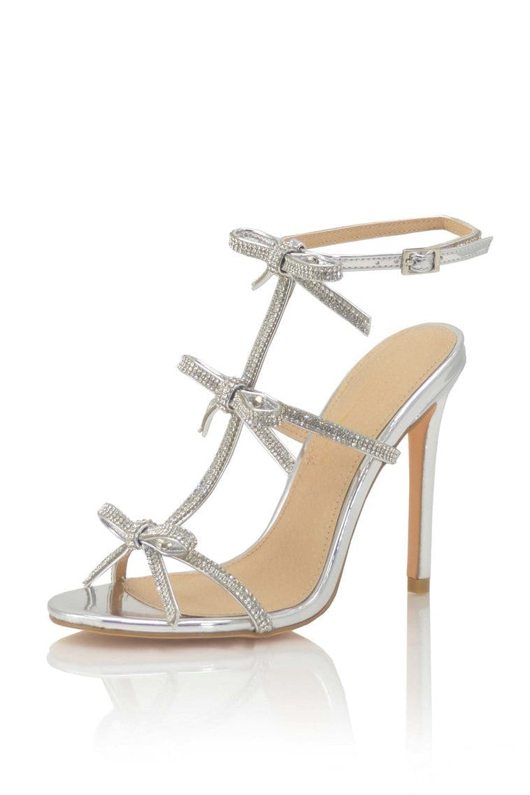 AIIZIE ALIAYA DIAMANTE BUCKLE STILETTO SANDALS - product image