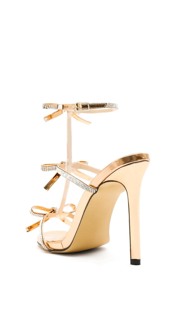 AIIZIE ALIAYA DIAMANTE BUCKLE STILETTO SANDALS - product image