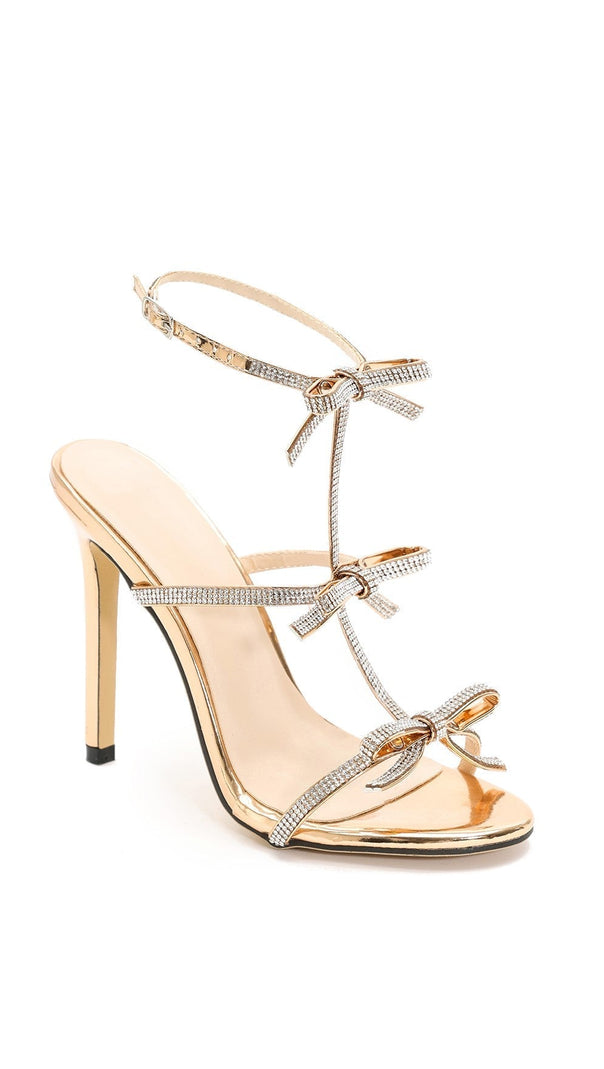 AIIZIE ALIAYA DIAMANTE BUCKLE STILETTO SANDALS - product image