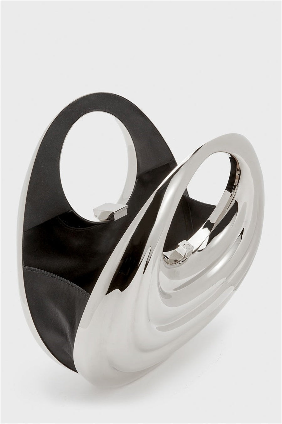 AIIZIE ANNABEL METAL CLUTCH - SILVER - product image