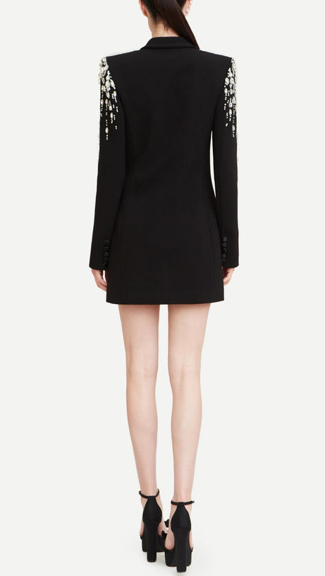 Blazerkleid „Aurora“ mit Kristallverzierung