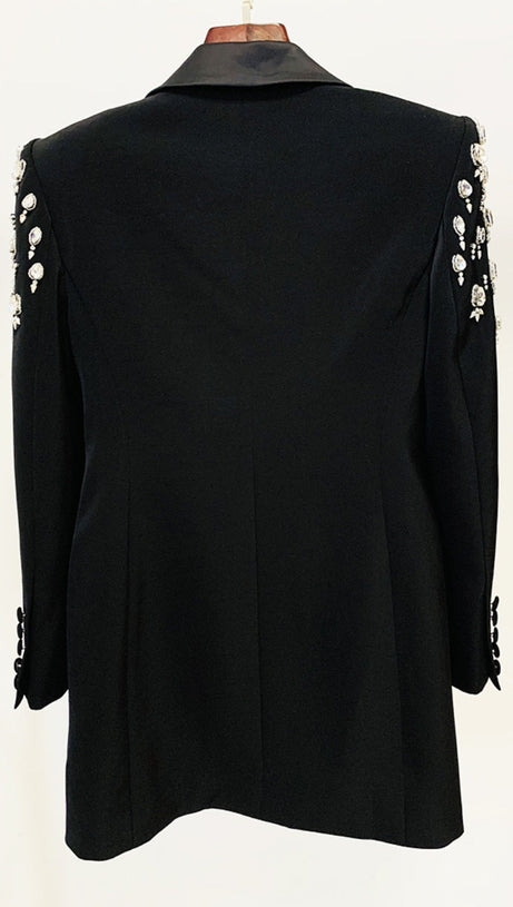 Blazerkleid „Aurora“ mit Kristallverzierung