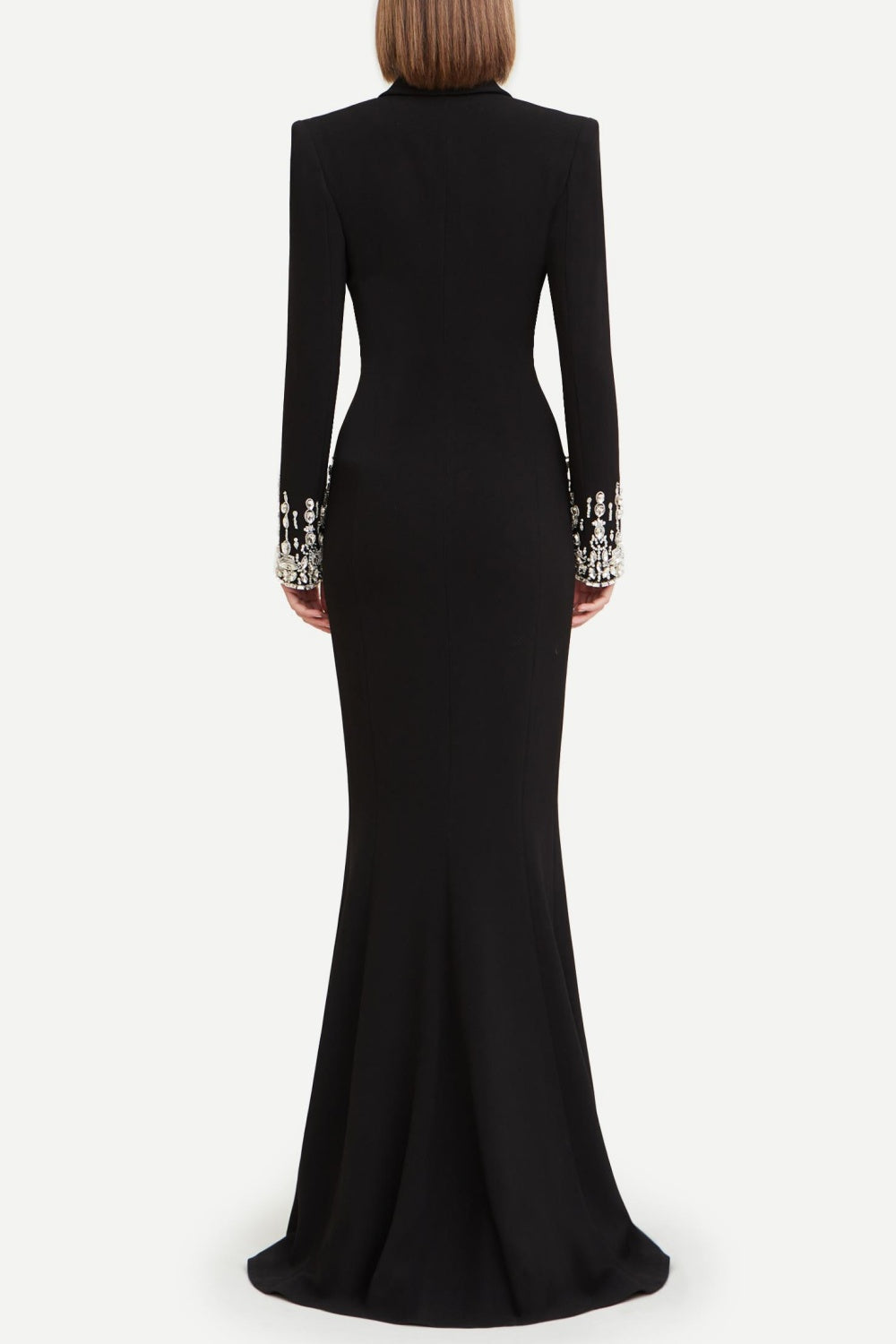 AIIZIE AURORA CRYSTAL EMBELLISHED BLAZER MAXI DRESS - product image