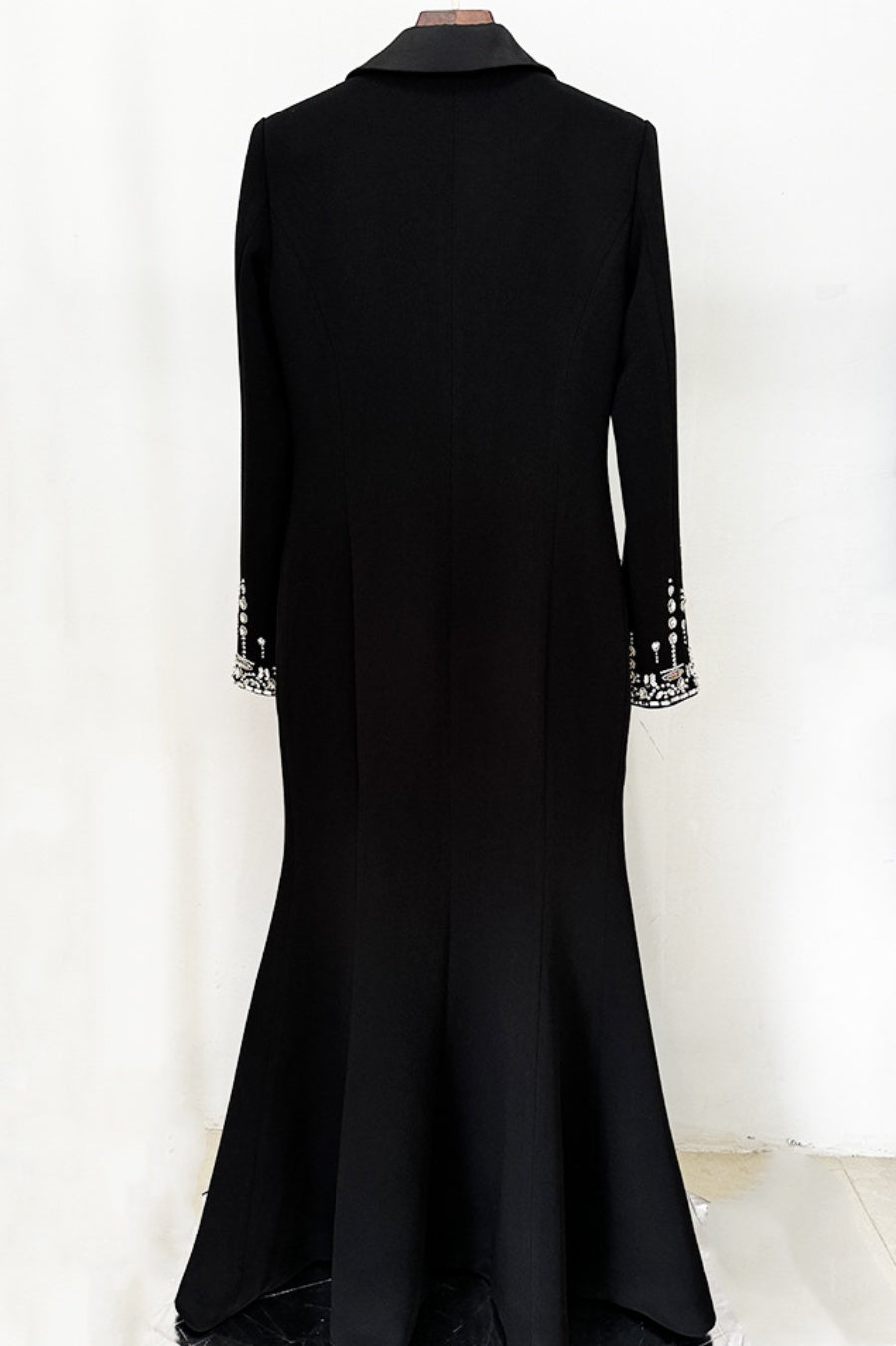 AIIZIE AURORA CRYSTAL EMBELLISHED BLAZER MAXI DRESS - product image
