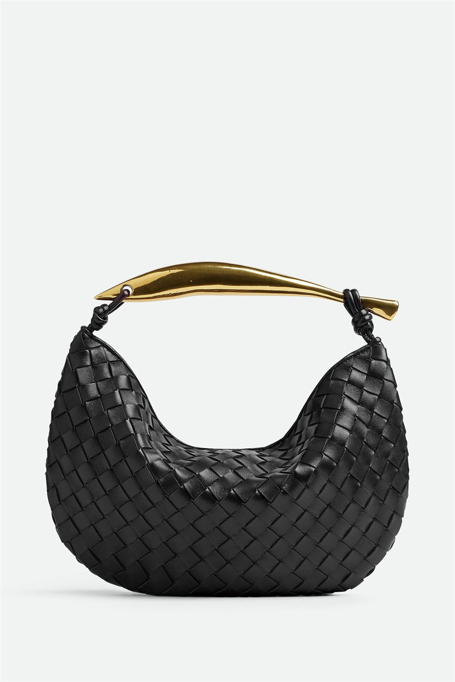 AIIZIE AVIANNA WEAVE METAL HANDBAG - BLACK - product image