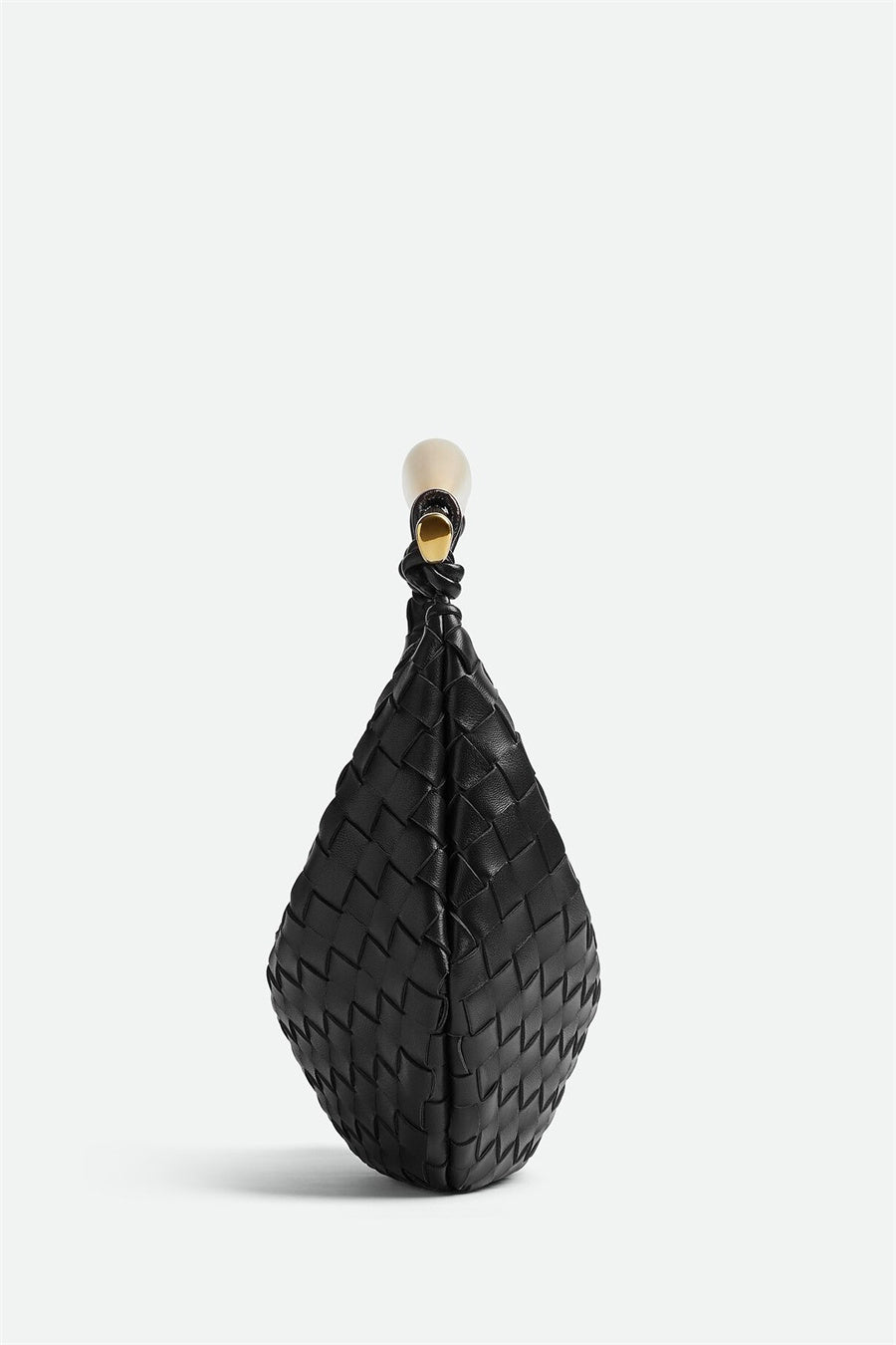 AIIZIE AVIANNA WEAVE METAL HANDBAG - BLACK - product image