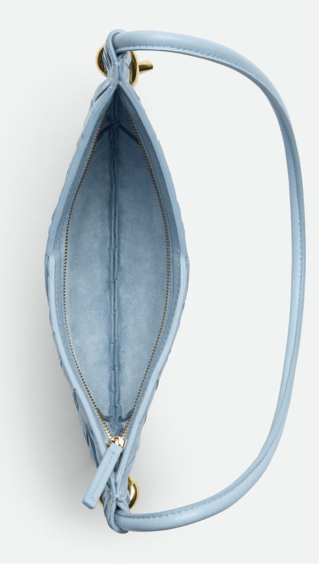 AZALEA WEAVE MINI SHOULDER BAG - BLUE