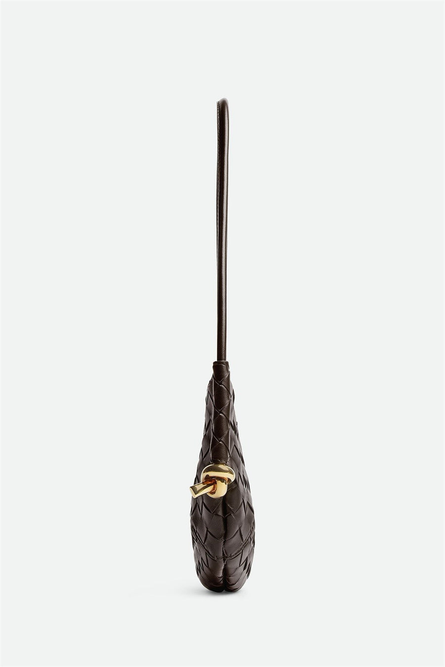 AIIZIE AZALEA WEAVE MINI SHOULDER BAG - CHOCOLATE - product image