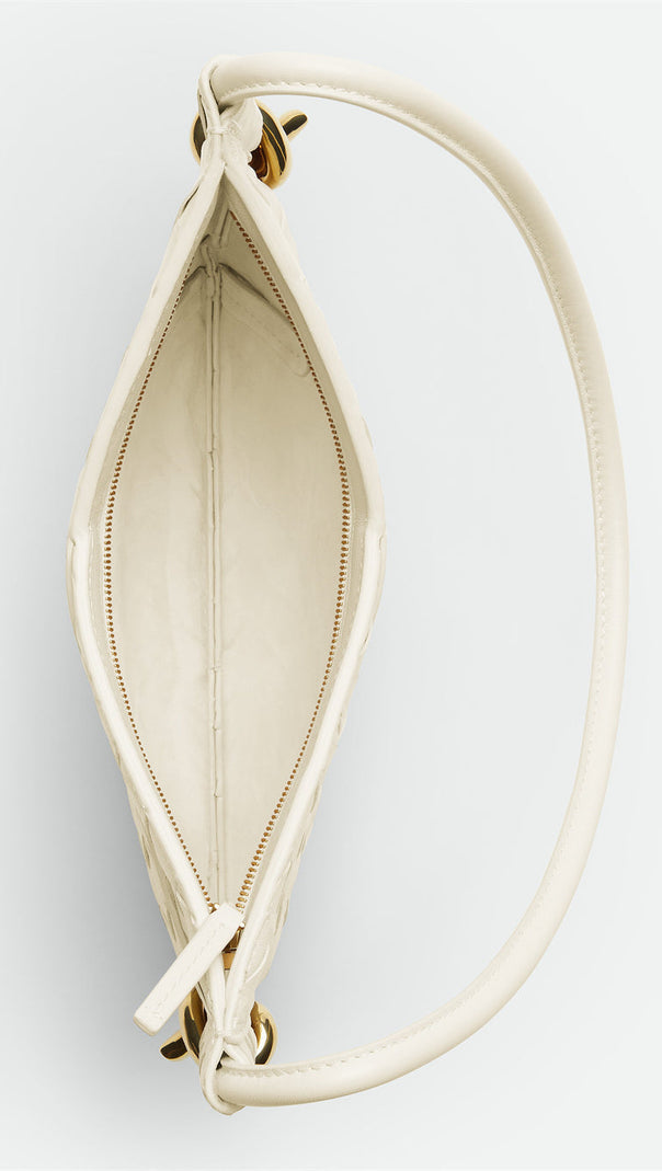 AIIZIE AZALEA WEAVE MINI SHOULDER BAG - WHITE - product image