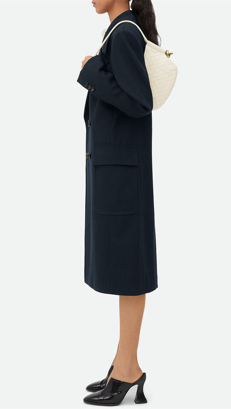 AZALEA WEAVE MINI SHOULDER BAG - WHITE