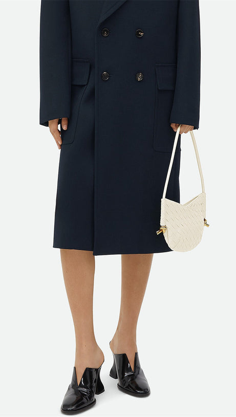 AZALEA WEAVE MINI SHOULDER BAG - WHITE