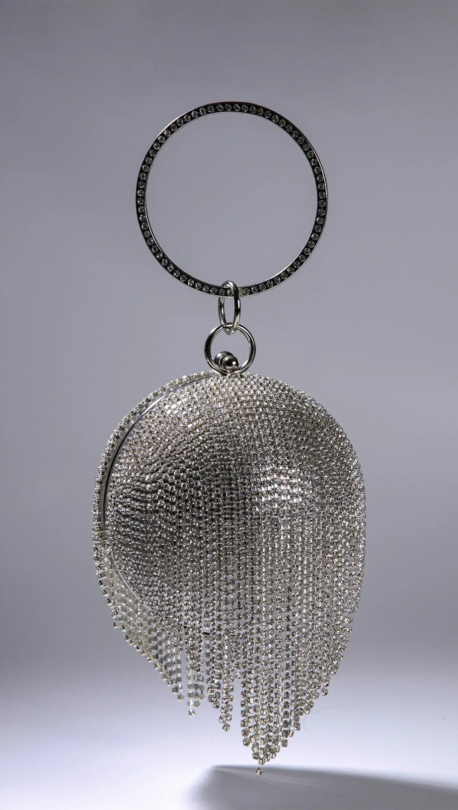 BORSA A POCHETTE A FORMA DI SFERA CALLAN