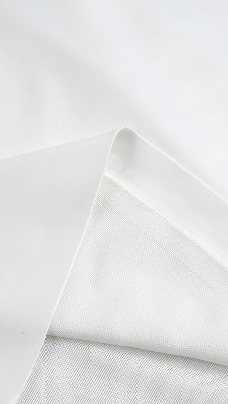 HEART-MOTIF BANDEAU MINI DRESS