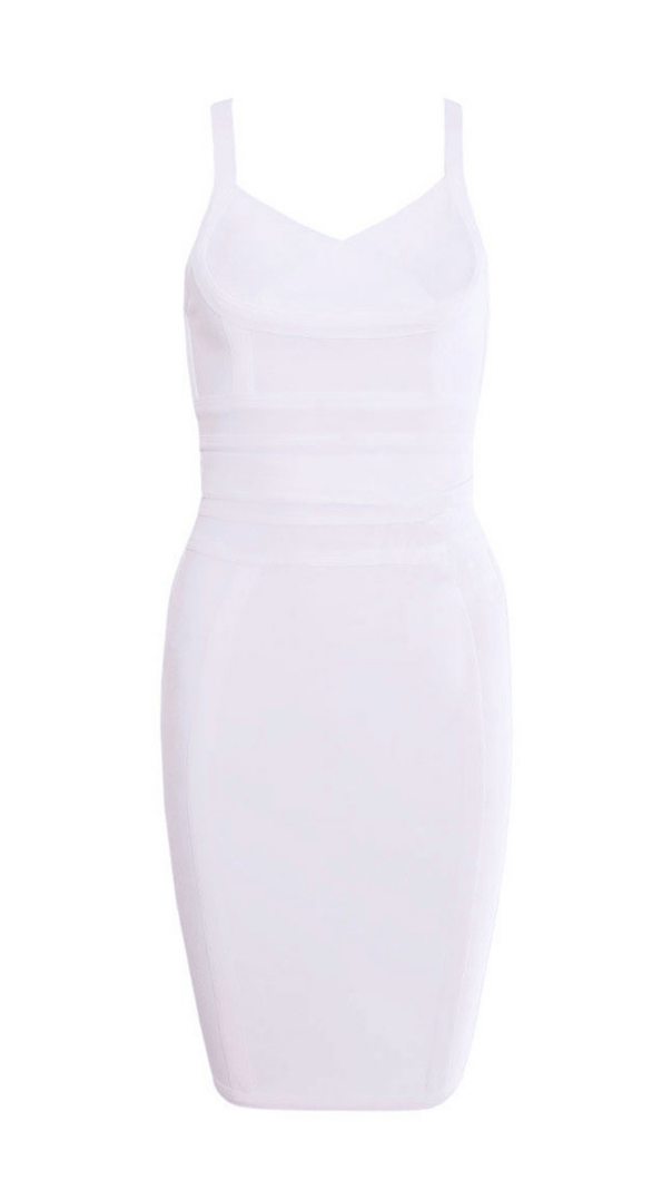 BANDAGE-MINIKLEID - ORANGE 