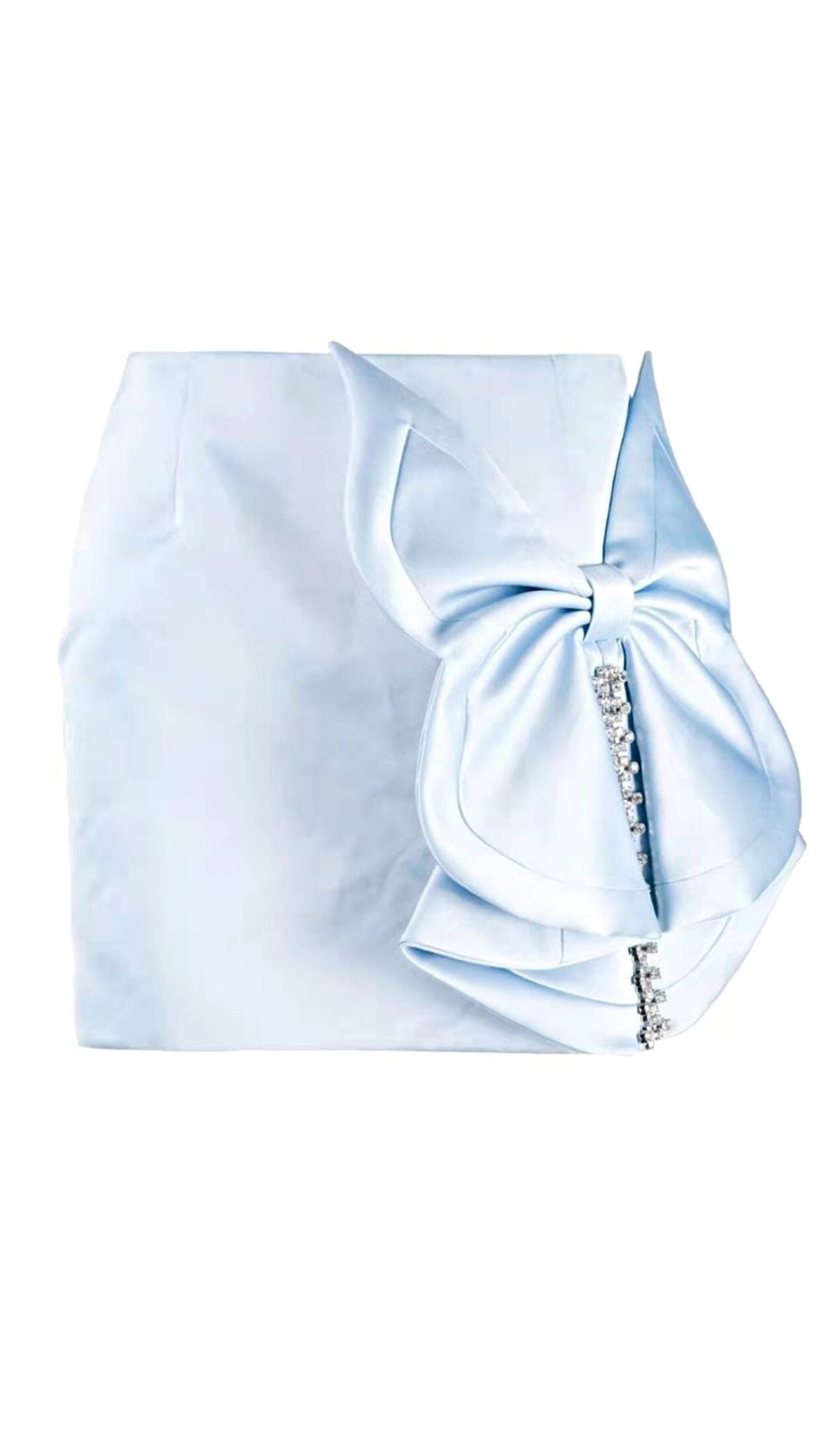 BLACK CRYSTAL BOW SKIRT