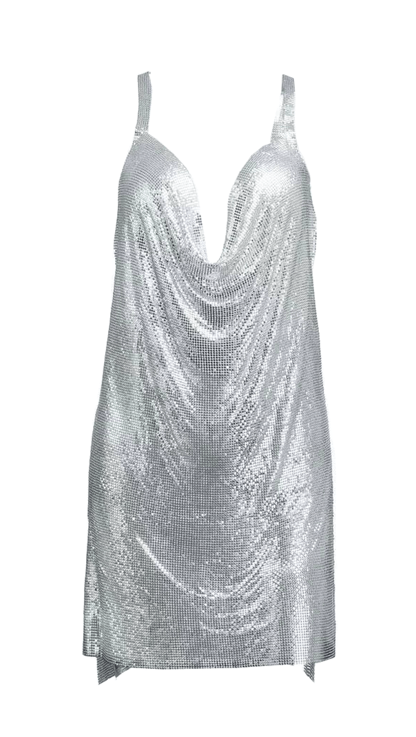 BRETT DIAMANT MESH MINIKLEID 