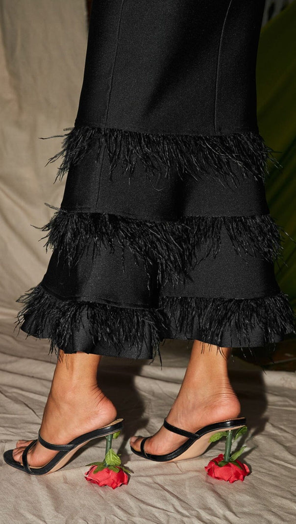 AIIZIE ROSE HEELS IN BLACK - product image