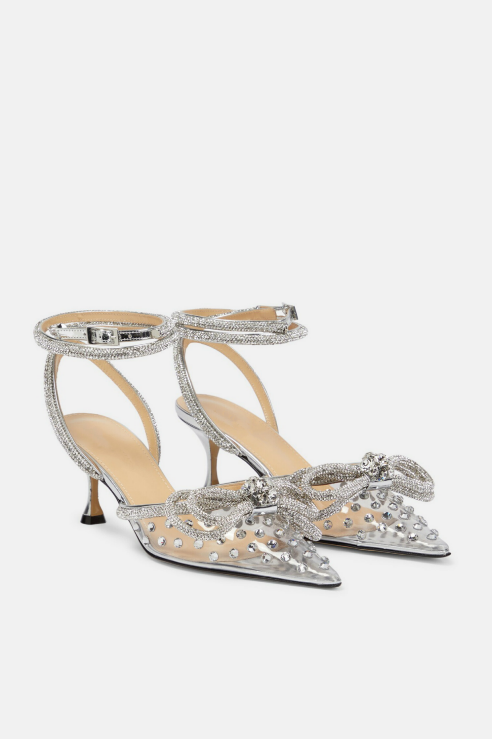 BERNICE BOW EMBELLISHED PUMPS