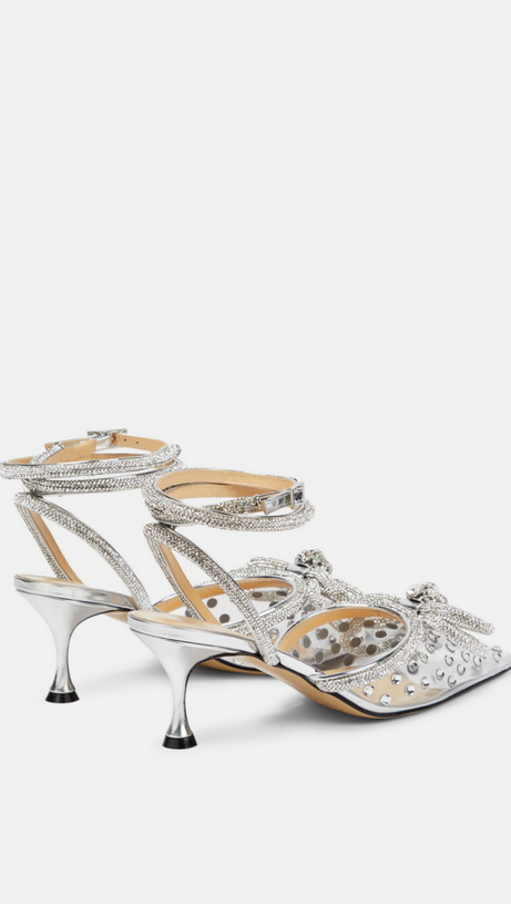 BERNICE BOW EMBELLISHED PUMPS