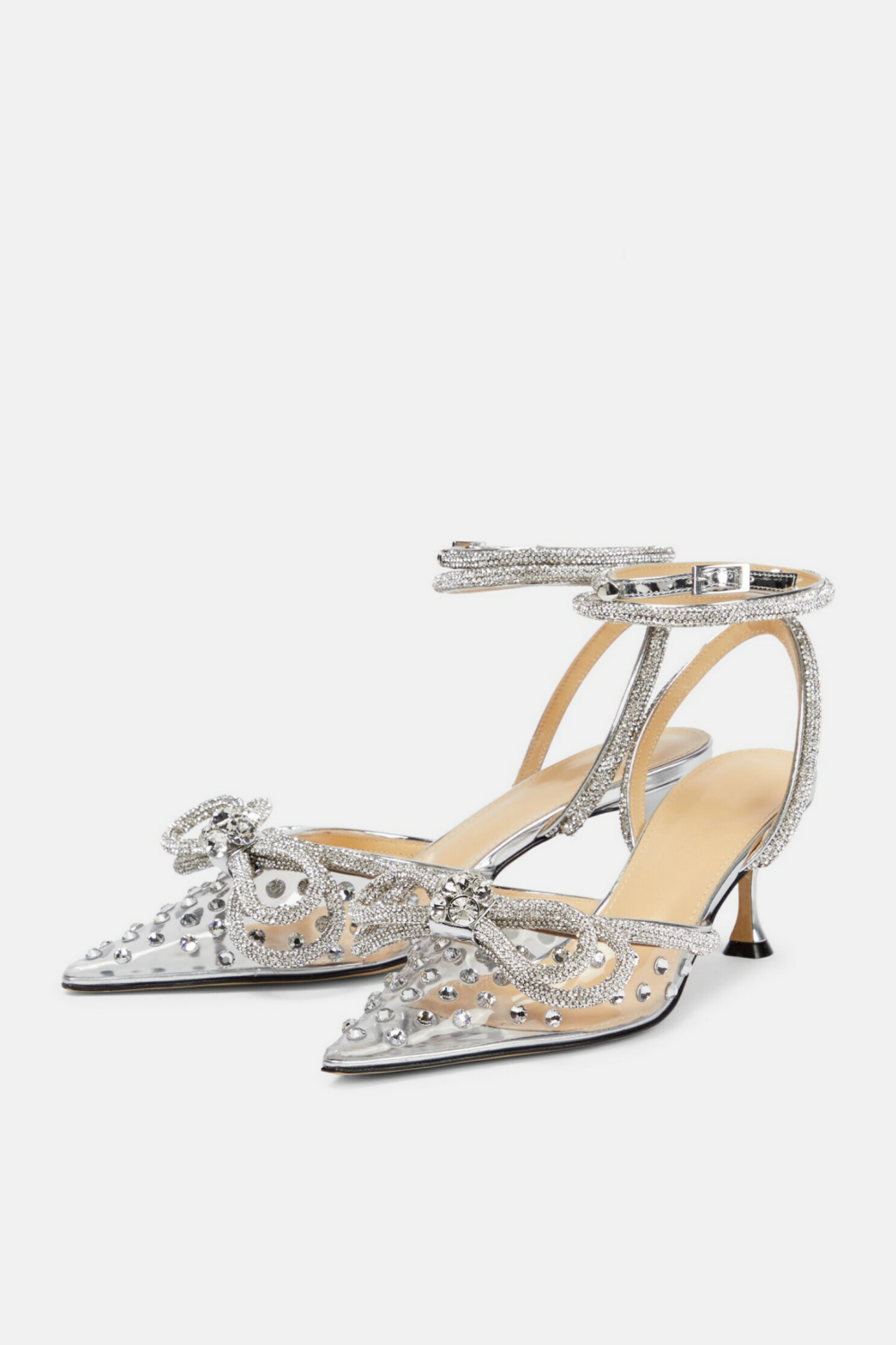 BERNICE BOW EMBELLISHED PUMPS