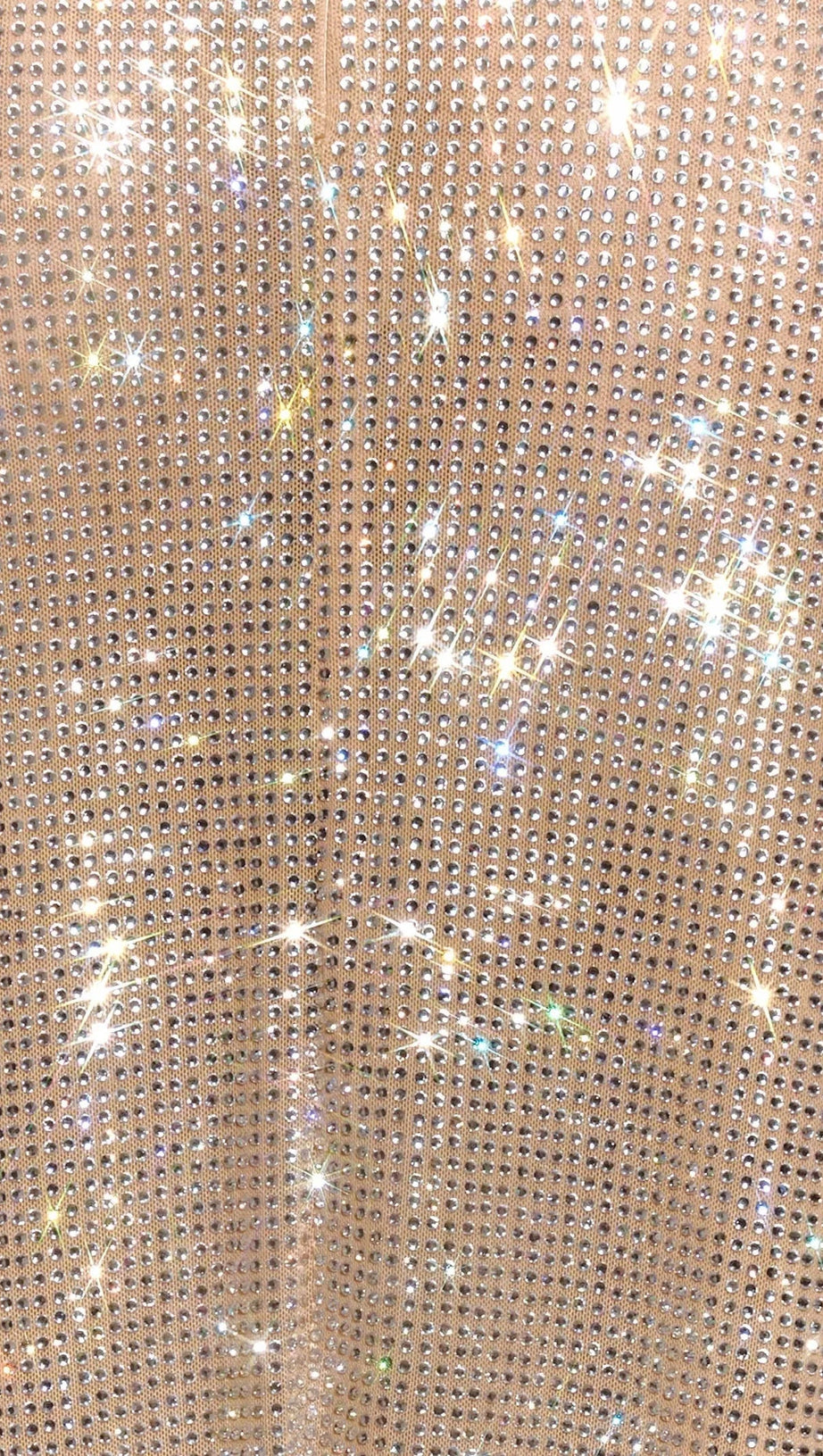 ABITO MIDI CON SCOLLO ALL'AMERICANO E DIAMANTI