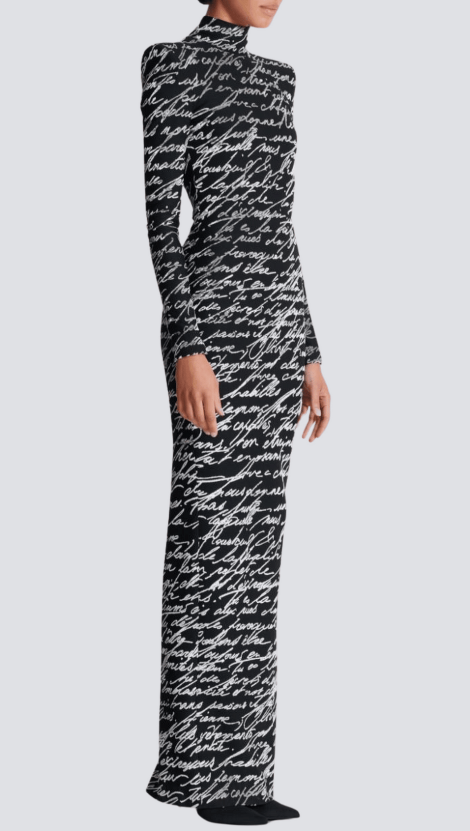 BEXLEY PRINT VELVET LONG SLEEVE MAXI DRESS