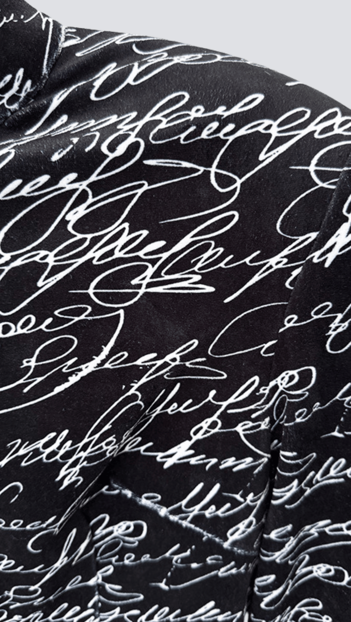 Langärmliges Maxikleid aus Samt mit Bexley-Print