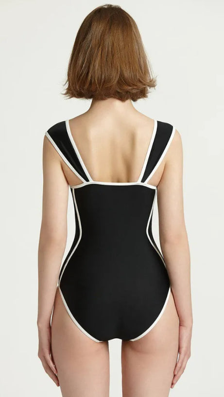 DARYA BLACK ONE-PIECE SWIMSUIT