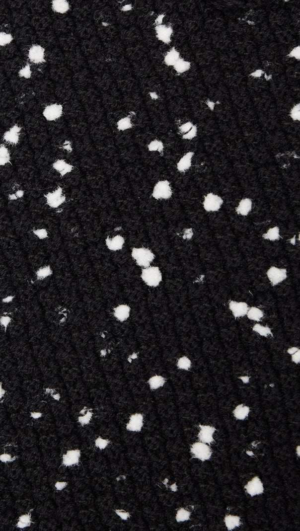 AIIZIE BLACK & WHITE KNIT SKIRT - product image